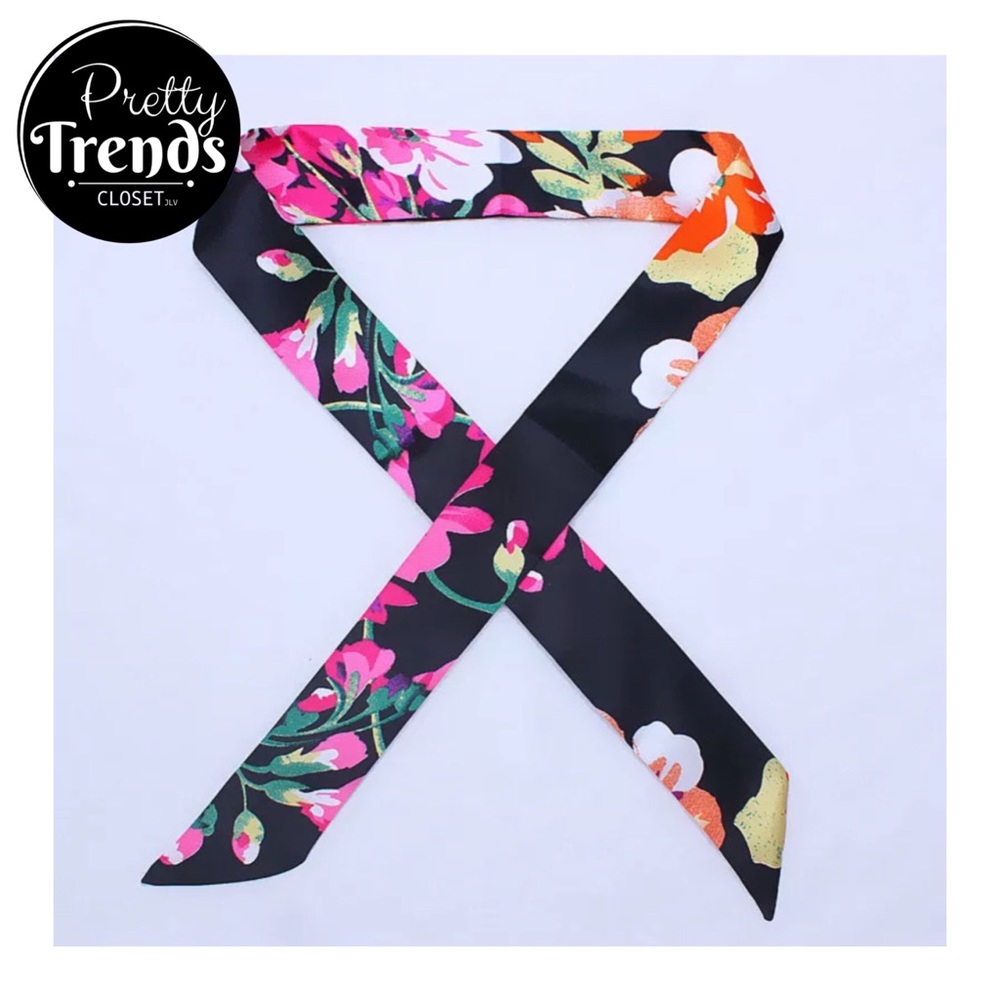 Pair of Silk Skinny Bandana